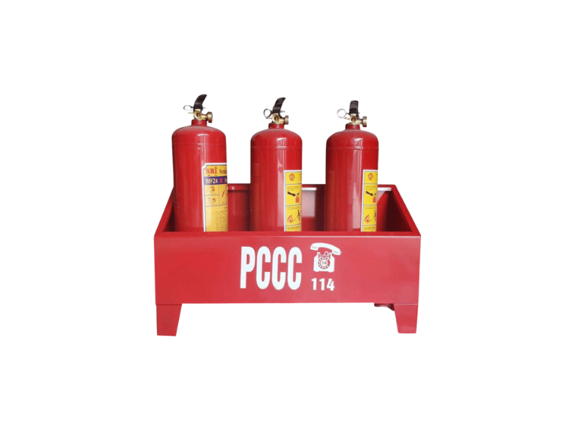  Kệ đựng 3 bình chữa cháy